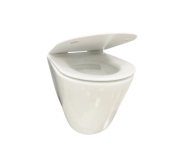 Унітаз підвісний VBI BURANO 53х37 см безободковий з кришкою soft-close кераміка білий VBI-020700