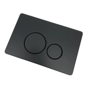 Кнопка змиву VBI ELBA Y подвійний змив сталь чорний VBI-030101