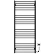 Электрический полотенцесушитель Deffi Lima П20 500х1300 правое подключение JD04 черный A.LI.130.50.20.E.B.R.2