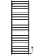 Електрична сушарка для рушників Deffi Lima П25 500х1600 праве підключення JD04 чорний A.LI.160.50.25.E.B.R.2