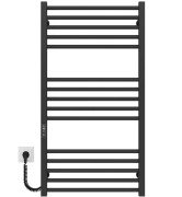 Електрична сушарка для рушників Deffi Lima П15 500х1000 ліве підключення JD04 чорний A.LI.100.50.15.E.B.L.2