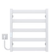 Електрична сушарка для рушників Deffi Silvia П5 500х600 E ліве підключення WD04 білий A.SV.60.50.5.E.W.L.4