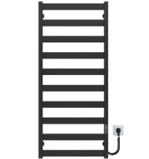 Электрический полотенцесушитель Deffi Silvia П10 500х1200 E правое подключение JD04 черный A.SV.120.50.10.E.B.R.2