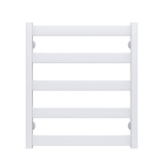 Полотенцесушитель водяной Deffi Silvia П5 500х600 нижнее подключение белый A.SV.60.50.5.W.A