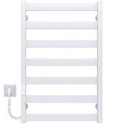 Електрична сушарка для рушників Deffi Silvia П7 500х800 E ліве підключення WD04 білий A.SV.80.50.7.E.W.L.4