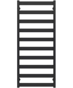 Сушка для рушників водяна Deffi Silvia П10 500х1200 нижнє підключення чорний A.SV.120.50.10.B.A