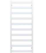 Сушка для рушників водяна Deffi Silvia П10 500х1200 бічне ліве підключення білий A.SV.120.50.10.W.B