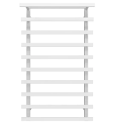 Сушка для рушників водяна Deffi Agata П10 500x1000 нижнє підключення білий A.AG.100.50.10.W.A