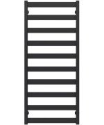 Сушка для рушників водяна Deffi Silvia П10 500х1200 бічне праве підключення чорний A.SV.120.50.10.B.C