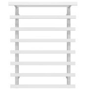 Сушка для рушників водяна Deffi Agata П8 500x800 бічне ліве підключення білий A.AG.80.50.8.W.B