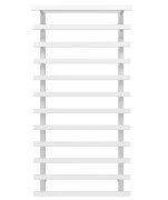 Сушка для рушників водяна Deffi Agata П12 500x1200 нижнє підключення білий A.AG.120.50.12.W.A