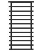 Сушка для рушників водяна Deffi Agata П12 500x1200 нижнє підключення чорний A.AG.120.50.12.B.A