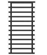 Сушка для рушників водяна Deffi Agata П12 500x1200 бічне праве підключення чорний A.AG.120.50.12.B.C