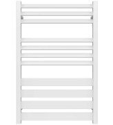 Сушка для рушників водяна Deffi Diamant П11 500х800 нижнє підключення білий A.DT.80.50.11.W.A