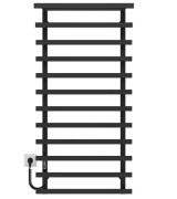 Сушарка для рушників Електрична Deffi Agata П12 400x1200 ліве підключення JD04 чорний A.AG.120.40.12.E.B.L.4