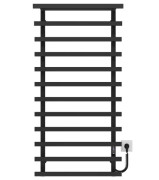 Электрический полотенцесушитель Deffi Agata П12 400x1200 правое подключение JD04 черный A.AG.120.40.12.E.B.R.4