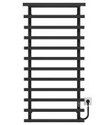 Електрична сушарка для рушників Deffi Agata П12 500x1200 праве підключення JD04 чорний A.AG.120.50.12.E.B.R.4