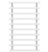 Сушка для рушників водяна Deffi Breeze П10 500x1000 нижнє підключення білий A.BZ.100.50.10.W.A