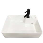 Раковина для ванной VBI ALTAMURA 52x38 см накладная на стиральную машинку керамика белый VBI-016000