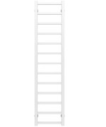 Полотенцесушитель водяной Deffi Forest П13 200х1400 нижнее подключение белый A.FR.140.20.13.W.A