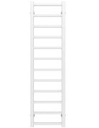 Сушка для рушників водяна Deffi Forest П12 200х1200 бічне ліве підключення білий A.FR.120.20.12.W.B