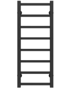 Полотенцесушитель водяной Deffi Forest П8 300х800 боковое левое подключение черный A.FR.80.30.8.B.B