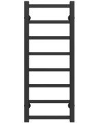 Сушка для рушників водяна Deffi Forest П8 300х800 бічне ліве підключення чорний A.FR.80.30.8.B.B