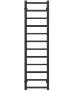 Сушка для рушників водяна Deffi Forest П12 300х1200 нижнє підключення чорний A.FR.120.30.12.B.A