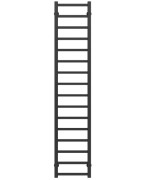 Полотенцесушитель водяной Deffi Forest П16 300х1600 боковое правое подключение черный A.FR.160.30.16.B.C