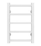 Сушка для рушників водяна Deffi Forest П5 400х500 бічне ліве підключення білий A.FR.50.40.5.W.B