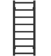 Сушка для рушників водяна Deffi Forest П10 400х1000 нижнє підключення чорний A.FR.100.40.10.B.A