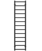 Сушка для рушників водяна Deffi Forest П13 400х1400 нижнє підключення чорний A.FR.140.40.13.B.A
