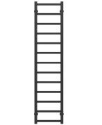 Сушка для рушників водяна Deffi Forest П13 400х1400 нижнє підключення чорний A.FR.140.40.13.B.A