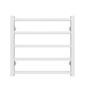 Сушка для рушників водяна Deffi Forest П5 500х500 бічне ліве підключення білий A.FR.50.50.5.W.B