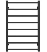 Сушка для рушників водяна Deffi Forest П8 500х800 нижнє підключення чорний A.FR.80.50.8.B.A