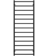 Полотенцесушитель водяной Deffi Forest П13 500х1400 боковое левое подключение черный A.FR.140.50.13.B.B