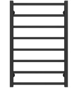 Сушка для рушників водяна Deffi Forest П8 600х800 бічне праве підключення чорний A.FR.80.60.8.B.C