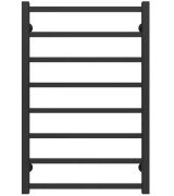 Полотенцесушитель водяной Deffi Forest П8 600х800 боковое правое подключение черный A.FR.80.60.8.B.C