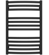 Сушка для рушників водяна Deffi Dexter П12 500х800 нижнє підключення чорний A.DR.80.50.12.B.A