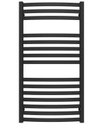 Сушка для рушників водяна Deffi Dexter П15 500х1000 нижнє підключення чорний A.DR.100.50.15.B.A