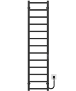 Електрична сушарка для рушників Deffi Forest П13 200х1400 праве підключення JD04 чорний A.FR.140.20.13.E.B.R.2