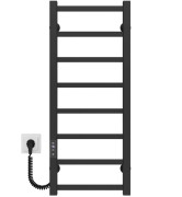 Электрический полотенцесушитель Deffi Forest П8 300х800 левое подключение JD04 черный A.FR.80.30.8.E.B.L.2