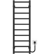 Електрична сушарка для рушників Deffi Forest П10 300х1000 праве підключення JD04 чорний A.FR.100.30.10.E.B.R.2