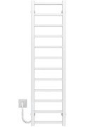 Електрична сушарка для рушників Deffi Forest П12 300х1200 ліве підключення WD04 білий A.FR.120.30.12.E.W.L.4