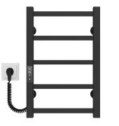 Електрична сушарка для рушників Deffi Forest П5 300х500 ліве підключення JD04 чорний A.FR.50.30.5.E.B.L.2