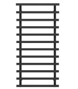 Сушка для рушників водяна Deffi Breeze П12 500x1200 бічне праве підключення чорний A.BZ.120.50.12.B.C