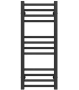 Сушка для рушників водяна Deffi Lima П12 300х800 бічне ліве підключення чорний A.LI.80.30.12.B.B