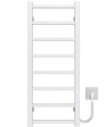 Електрична сушарка для рушників Deffi Forest П8 400х800 праве підключення WD04 білий A.FR.80.40.8.E.W.R.4