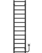 Електрична сушарка для рушників Deffi Forest П13 400х1400 праве підключення JD04 чорний A.FR.140.40.13.E.B.R.2