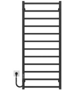 Електрична сушарка для рушників Deffi Forest П12 500х1200 ліве підключення JD04 чорний A.FR.120.50.12.E.B.L.2